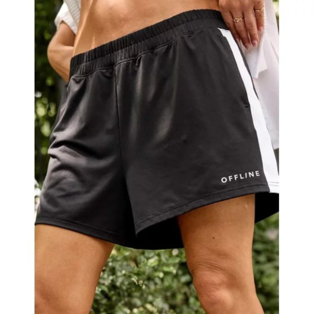 Offline by Aerie Side Stripe Athleisure Shorts